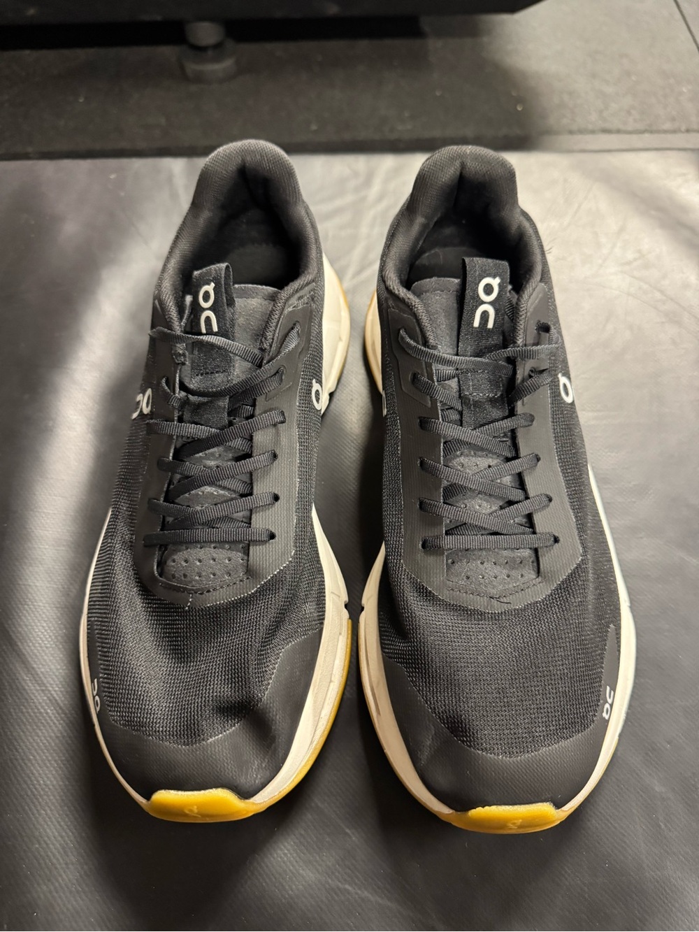 On Running Men's Black Cloudnova Shoes - Size 10.5